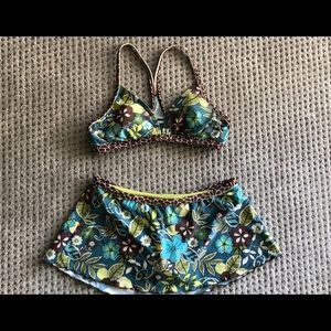 Women’s Athleta Swim Skirt and athletic bikini top